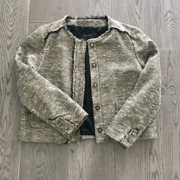 Zara Jackets & Blazers - Goldfish short jacket